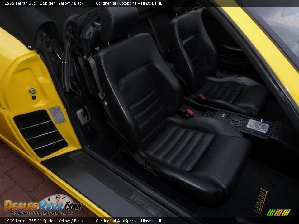 1999 Ferrari 355 F1 Spider Yellow / Black Photo #19