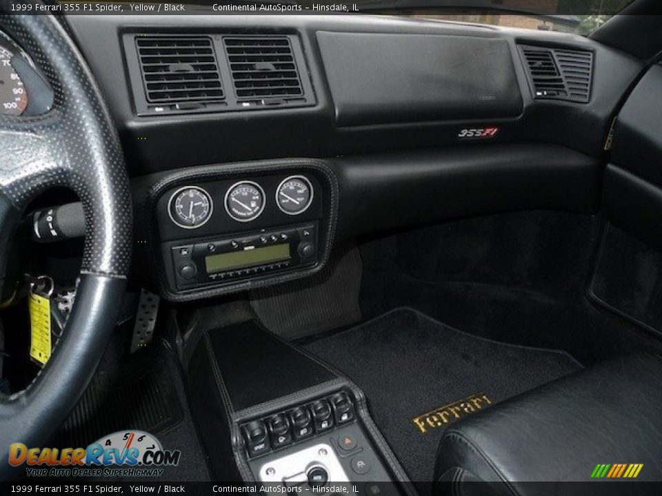 1999 Ferrari 355 F1 Spider Yellow / Black Photo #23