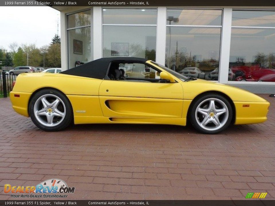 Yellow 1999 Ferrari 355 F1 Spider Photo #27