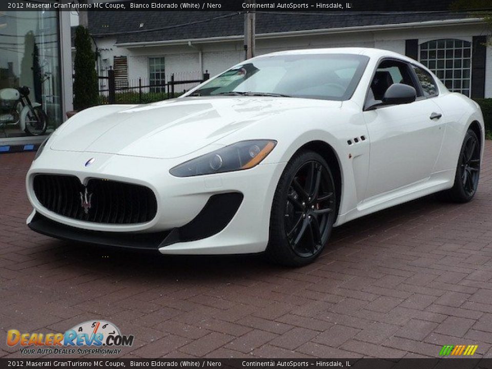 2012 Maserati GranTurismo MC Coupe Bianco Eldorado (White) / Nero Photo #15