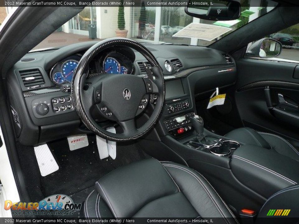 Nero Interior - 2012 Maserati GranTurismo MC Coupe Photo #17