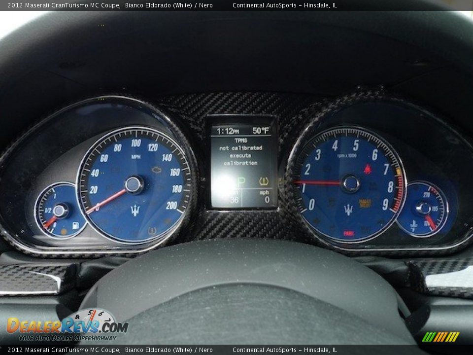 2012 Maserati GranTurismo MC Coupe Gauges Photo #27