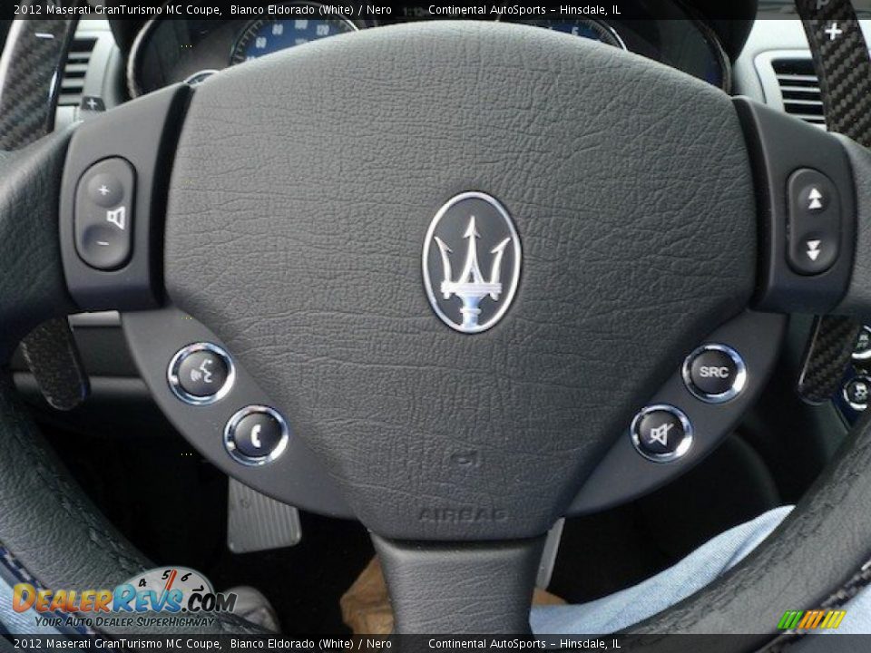 2012 Maserati GranTurismo MC Coupe Steering Wheel Photo #28