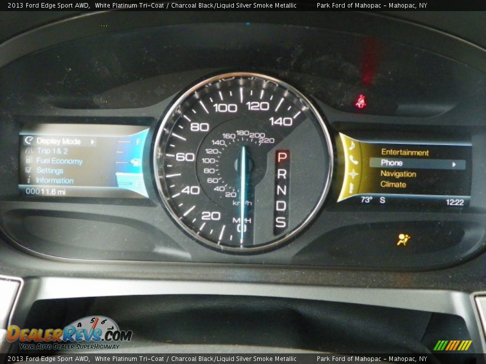 2013 Ford Edge Sport AWD Gauges Photo #17