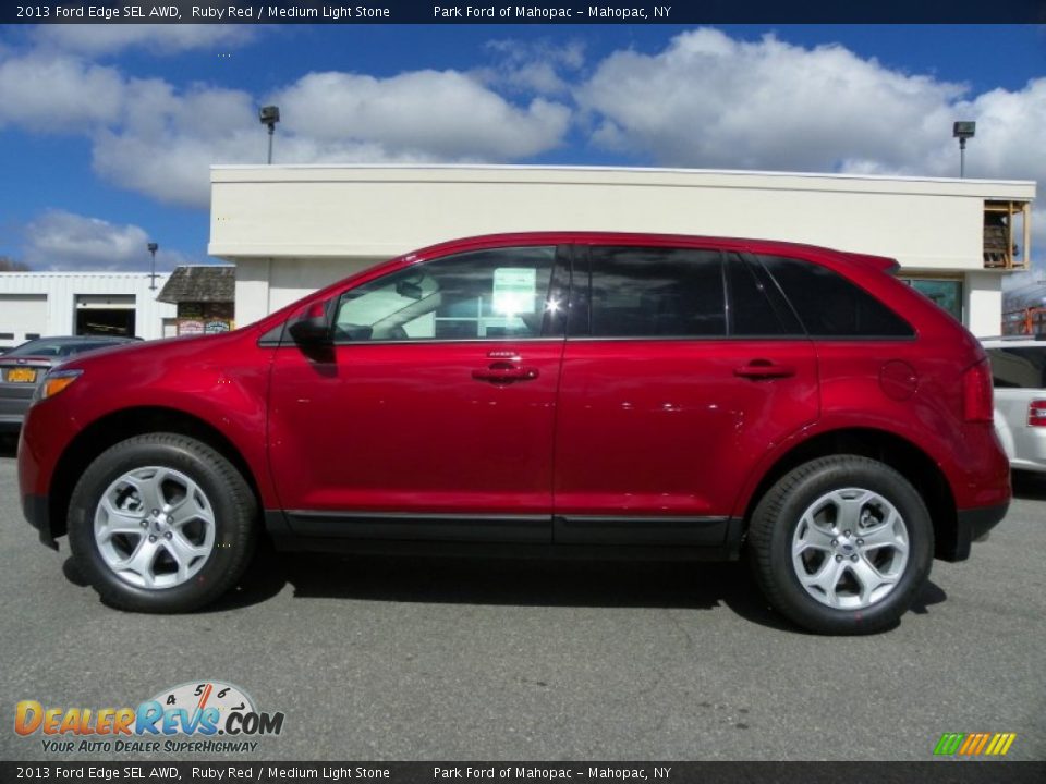 Ruby Red 2013 Ford Edge SEL AWD Photo #1