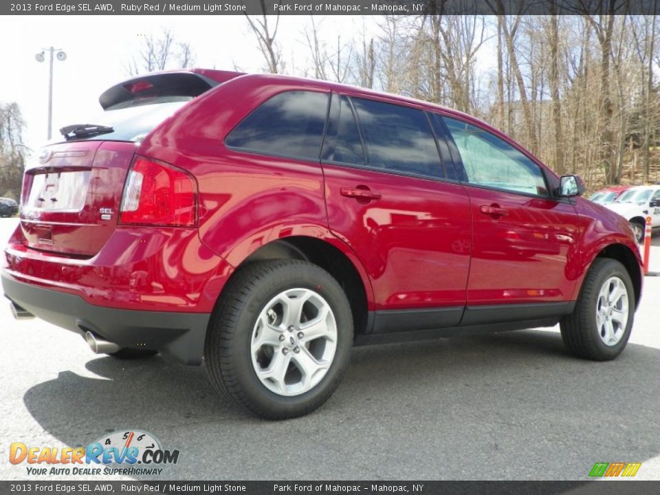 Ruby Red 2013 Ford Edge SEL AWD Photo #6