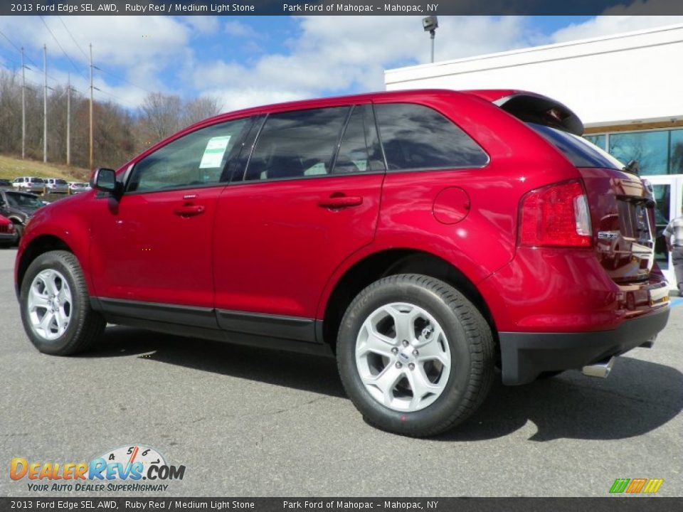 Ruby Red 2013 Ford Edge SEL AWD Photo #8