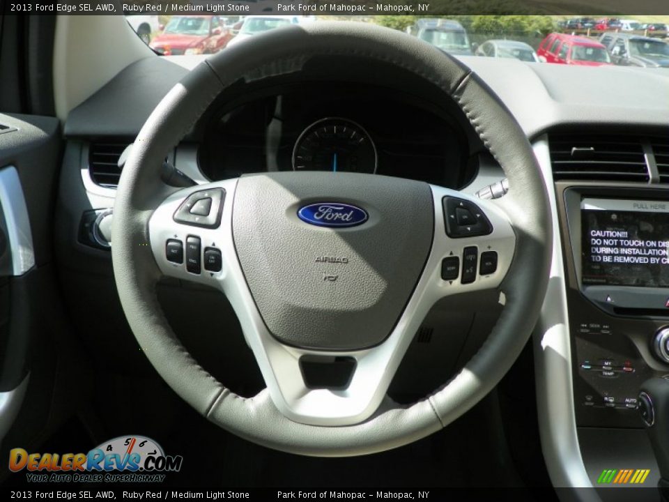 2013 Ford Edge SEL AWD Steering Wheel Photo #19