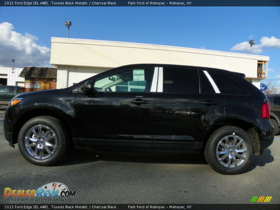 2013 Ford Edge SEL AWD Tuxedo Black Metallic / Charcoal Black Photo #1
