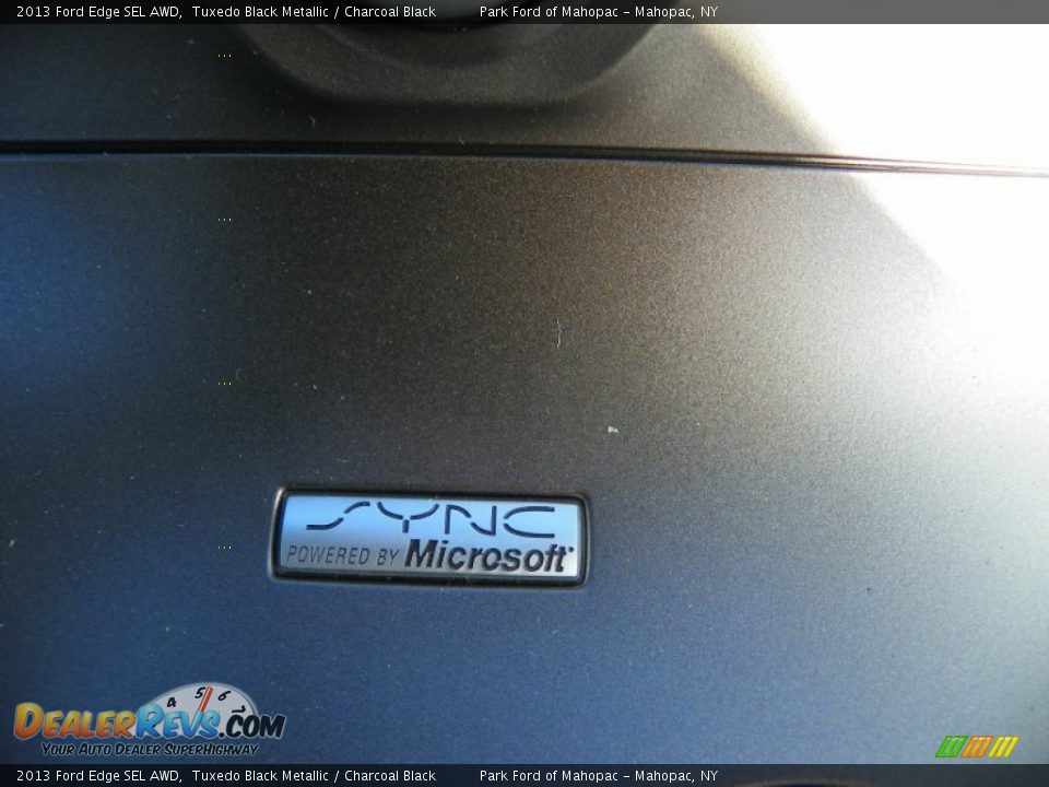 2013 Ford Edge SEL AWD Tuxedo Black Metallic / Charcoal Black Photo #26