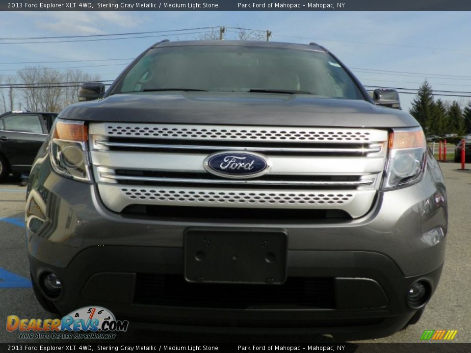 2013 Ford Explorer XLT 4WD Sterling Gray Metallic / Medium Light Stone Photo #3