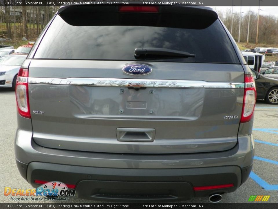 2013 Ford Explorer XLT 4WD Sterling Gray Metallic / Medium Light Stone Photo #7