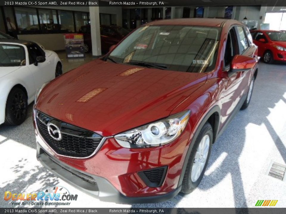 2013 Mazda CX-5 Sport AWD Zeal Red Mica / Black Photo #1