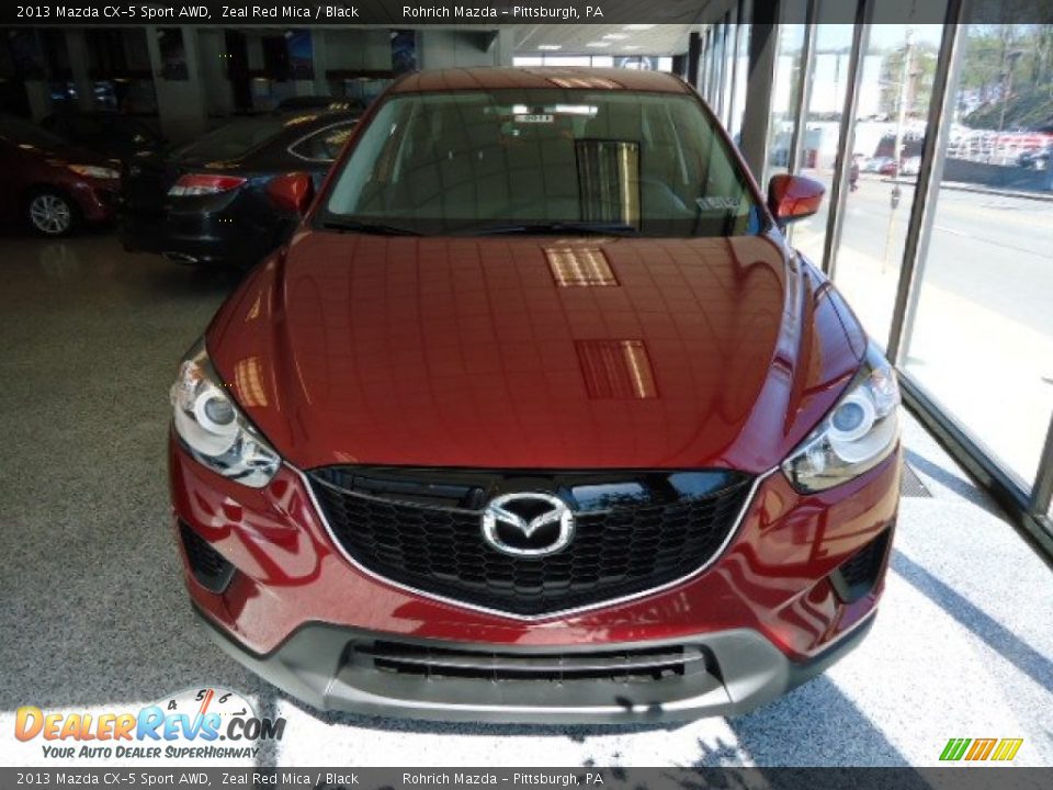 2013 Mazda CX-5 Sport AWD Zeal Red Mica / Black Photo #2