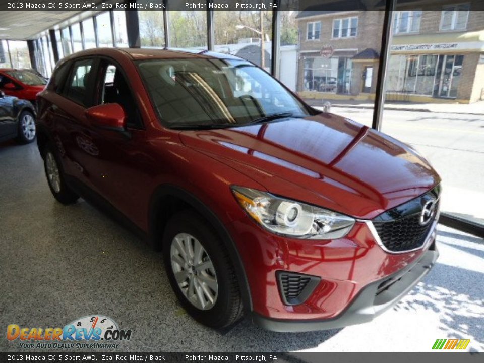 2013 Mazda CX-5 Sport AWD Zeal Red Mica / Black Photo #3