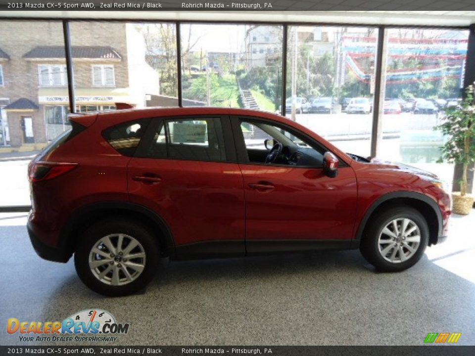 2013 Mazda CX-5 Sport AWD Zeal Red Mica / Black Photo #4