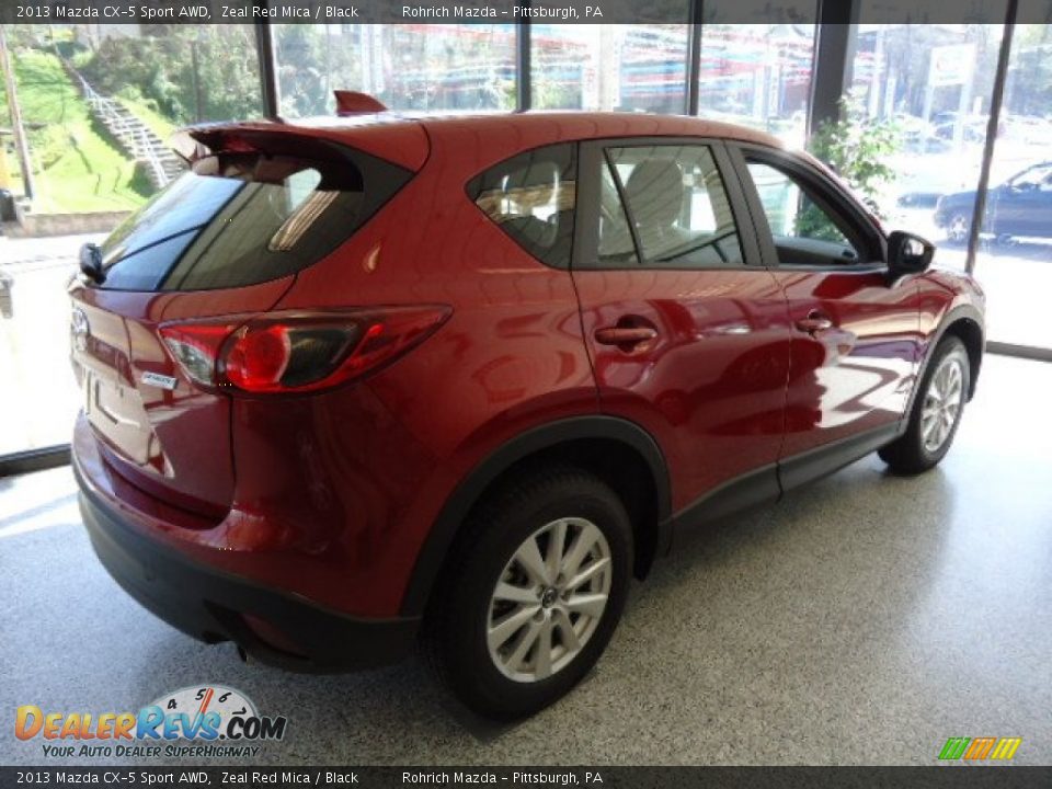 2013 Mazda CX-5 Sport AWD Zeal Red Mica / Black Photo #5