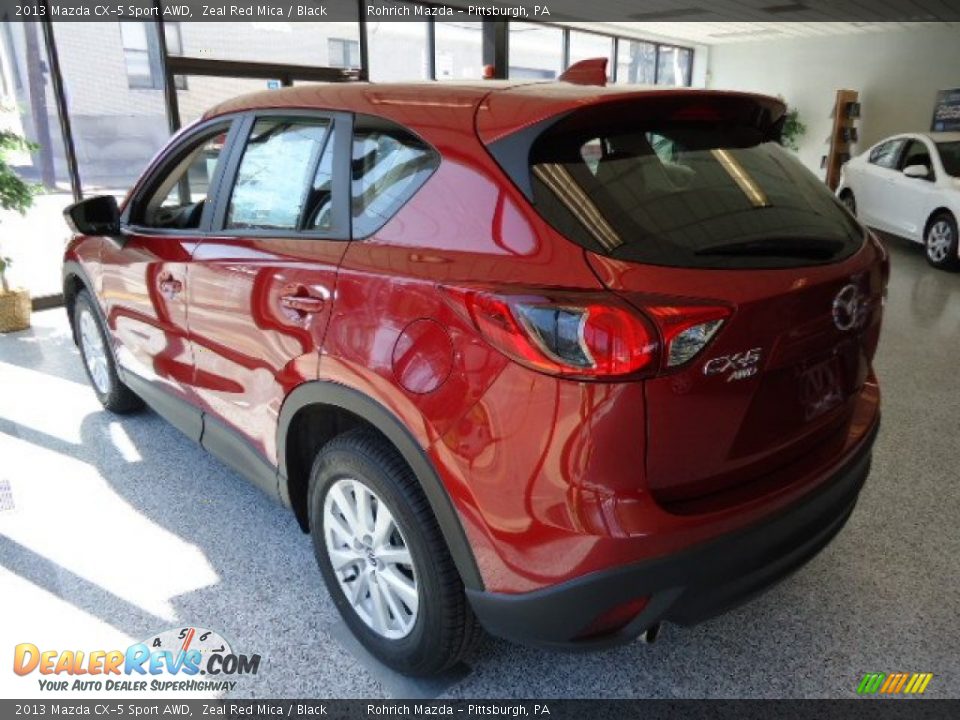 2013 Mazda CX-5 Sport AWD Zeal Red Mica / Black Photo #7