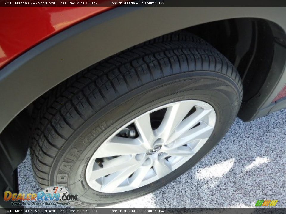 2013 Mazda CX-5 Sport AWD Zeal Red Mica / Black Photo #8