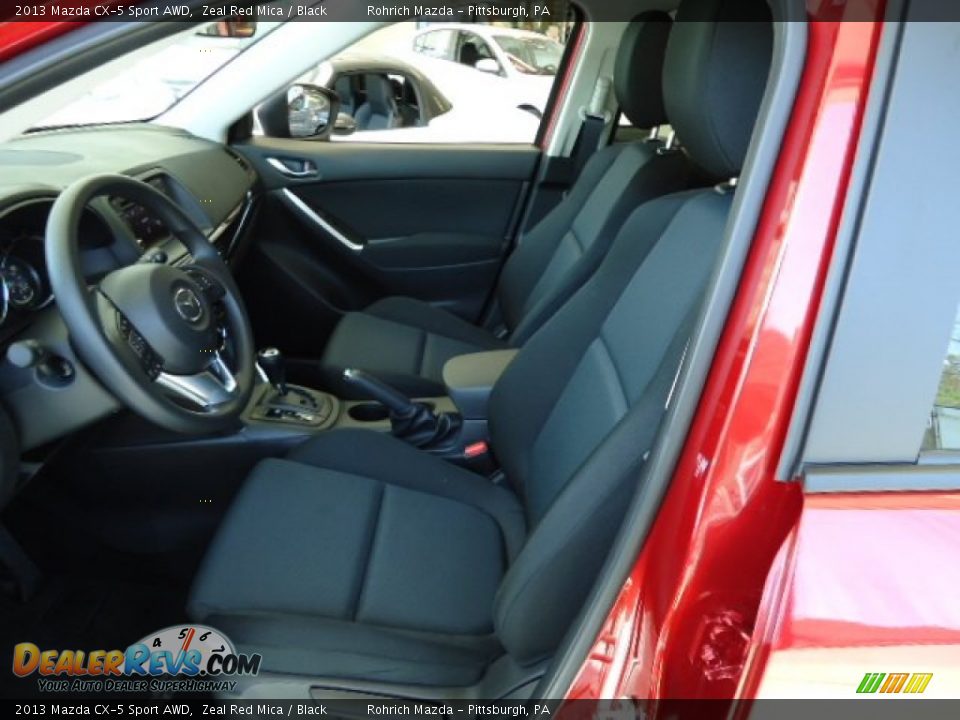 2013 Mazda CX-5 Sport AWD Zeal Red Mica / Black Photo #9