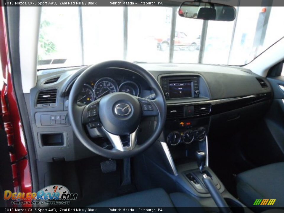 2013 Mazda CX-5 Sport AWD Zeal Red Mica / Black Photo #11