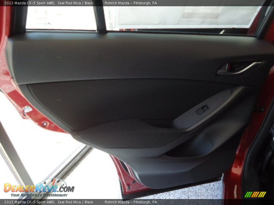 2013 Mazda CX-5 Sport AWD Zeal Red Mica / Black Photo #12
