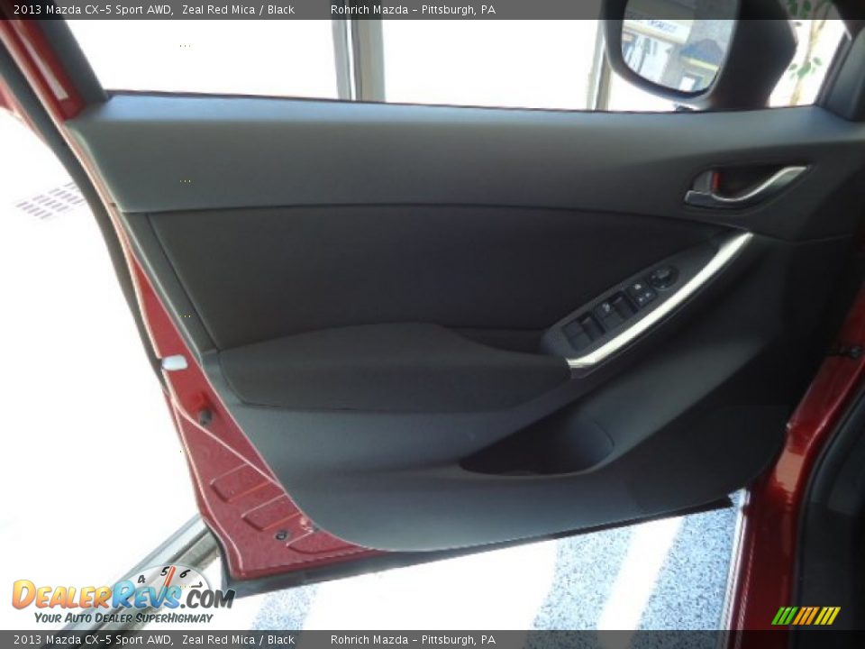 2013 Mazda CX-5 Sport AWD Zeal Red Mica / Black Photo #13