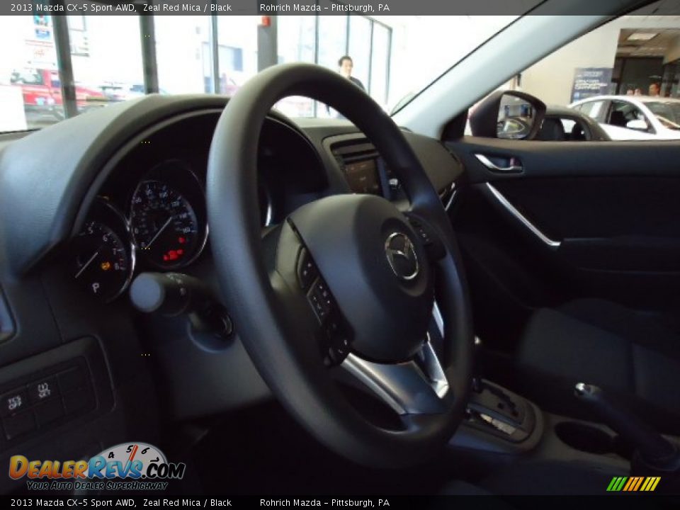 2013 Mazda CX-5 Sport AWD Zeal Red Mica / Black Photo #14