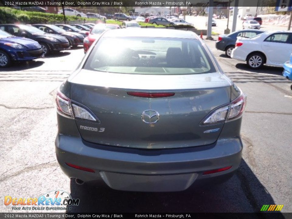 2012 Mazda MAZDA3 i Touring 4 Door Dolphin Gray Mica / Black Photo #4