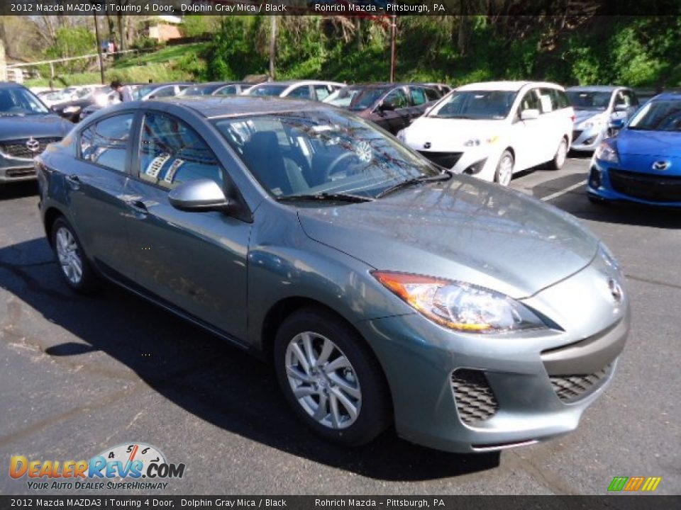 2012 Mazda MAZDA3 i Touring 4 Door Dolphin Gray Mica / Black Photo #7