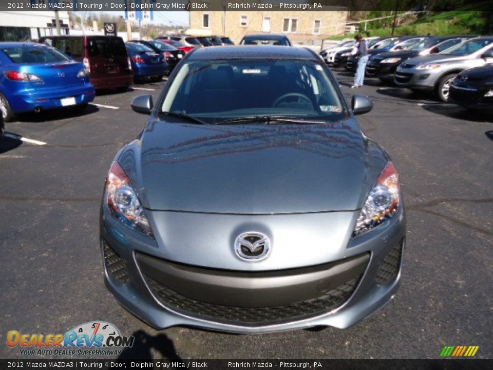 2012 Mazda MAZDA3 i Touring 4 Door Dolphin Gray Mica / Black Photo #8