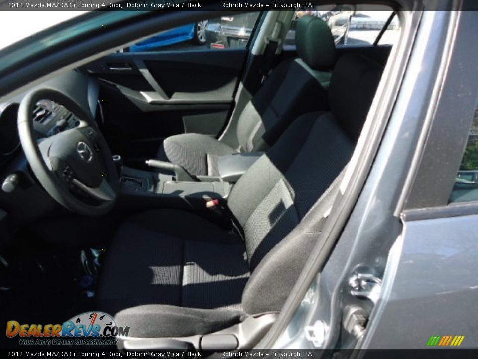 2012 Mazda MAZDA3 i Touring 4 Door Dolphin Gray Mica / Black Photo #10