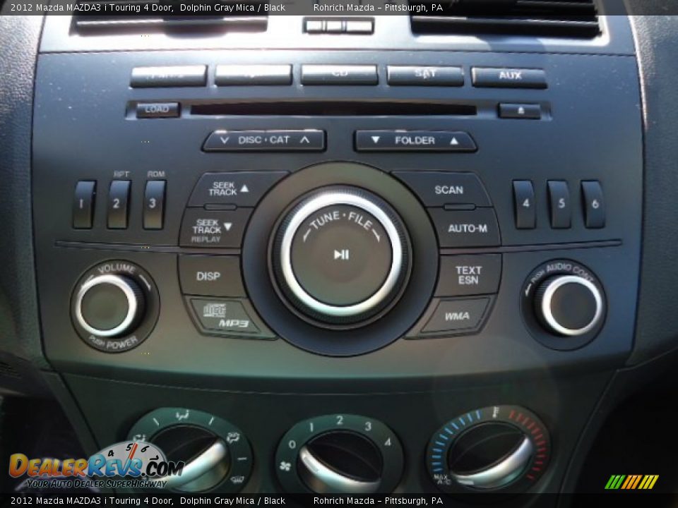 2012 Mazda MAZDA3 i Touring 4 Door Dolphin Gray Mica / Black Photo #19