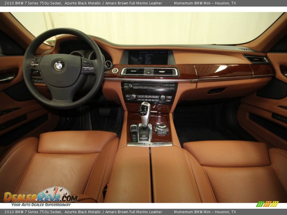 Dashboard of 2010 BMW 7 Series 750Li Sedan Photo #4