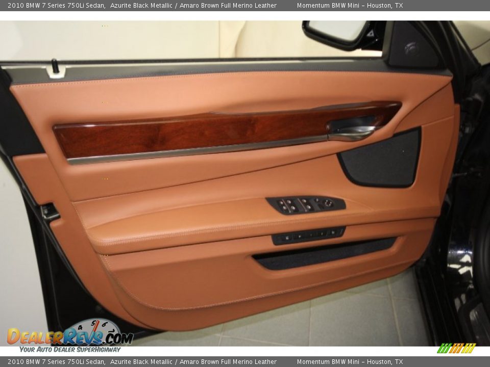 Door Panel of 2010 BMW 7 Series 750Li Sedan Photo #14