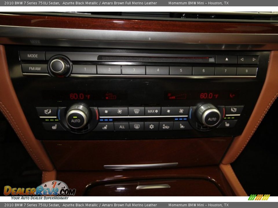 Controls of 2010 BMW 7 Series 750Li Sedan Photo #21