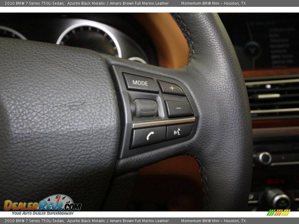 Controls of 2010 BMW 7 Series 750Li Sedan Photo #26