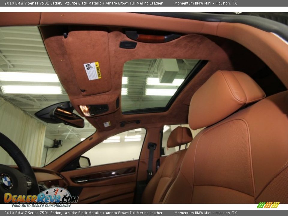 Sunroof of 2010 BMW 7 Series 750Li Sedan Photo #29