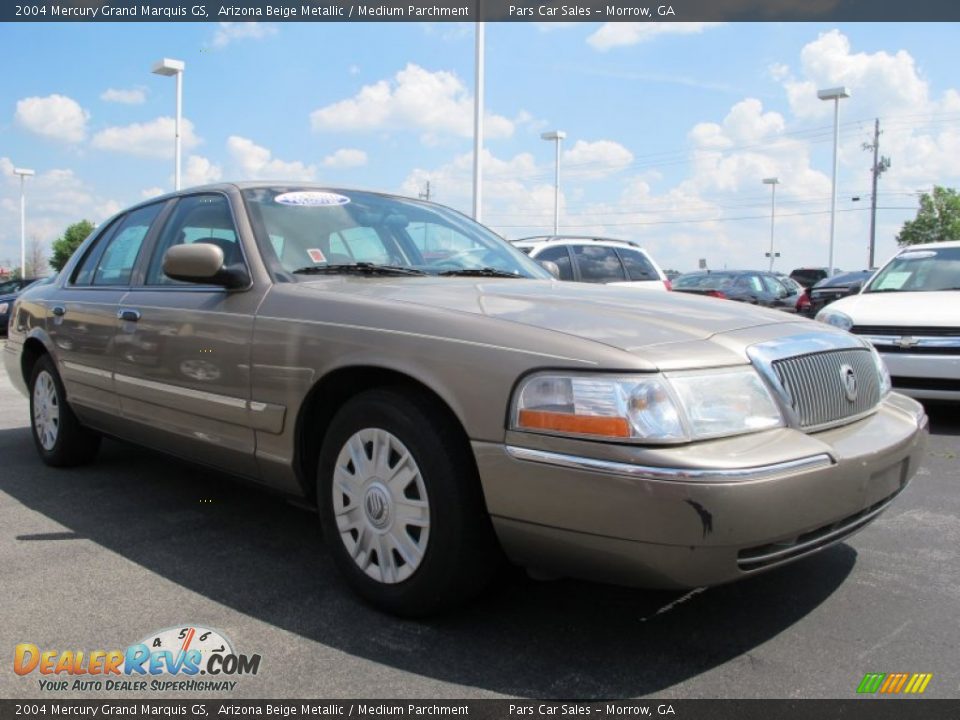 2004 Mercury Grand Marquis GS Arizona Beige Metallic / Medium Parchment Photo #4