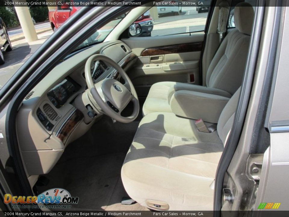 2004 Mercury Grand Marquis GS Arizona Beige Metallic / Medium Parchment Photo #6