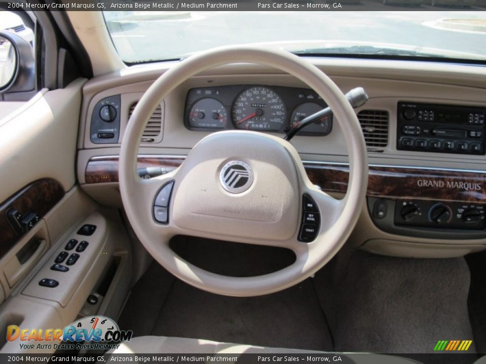 2004 Mercury Grand Marquis GS Steering Wheel Photo #12