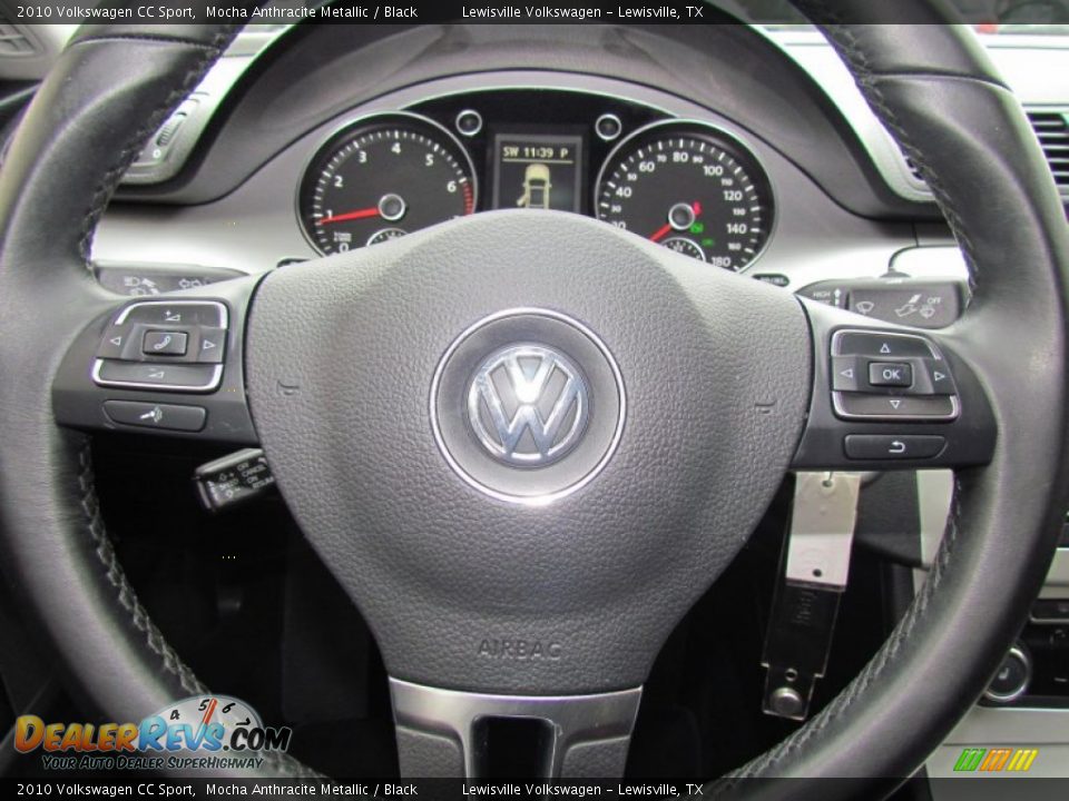 2010 Volkswagen CC Sport Mocha Anthracite Metallic / Black Photo #16