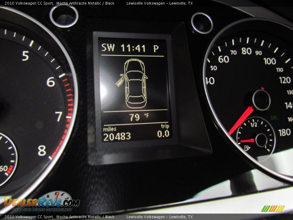2010 Volkswagen CC Sport Mocha Anthracite Metallic / Black Photo #22