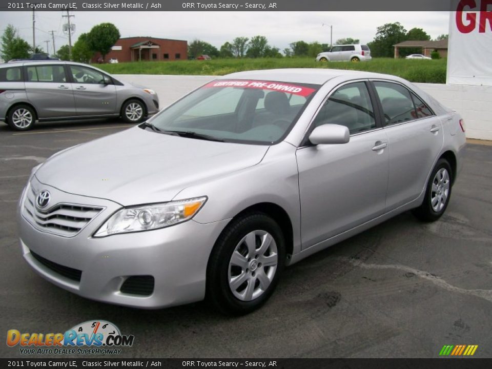 2011 Toyota Camry LE Classic Silver Metallic / Ash Photo #2