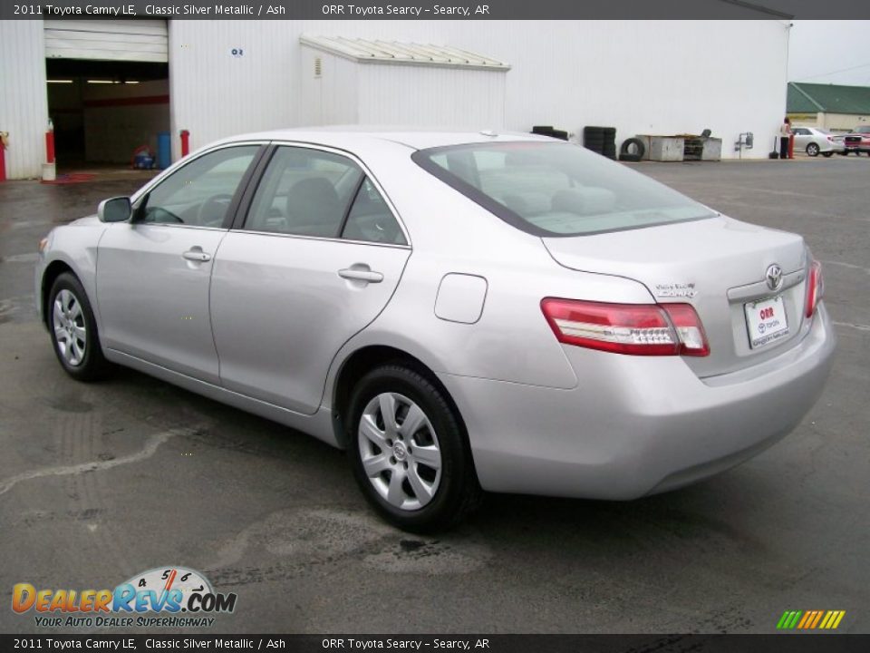 2011 Toyota Camry LE Classic Silver Metallic / Ash Photo #3