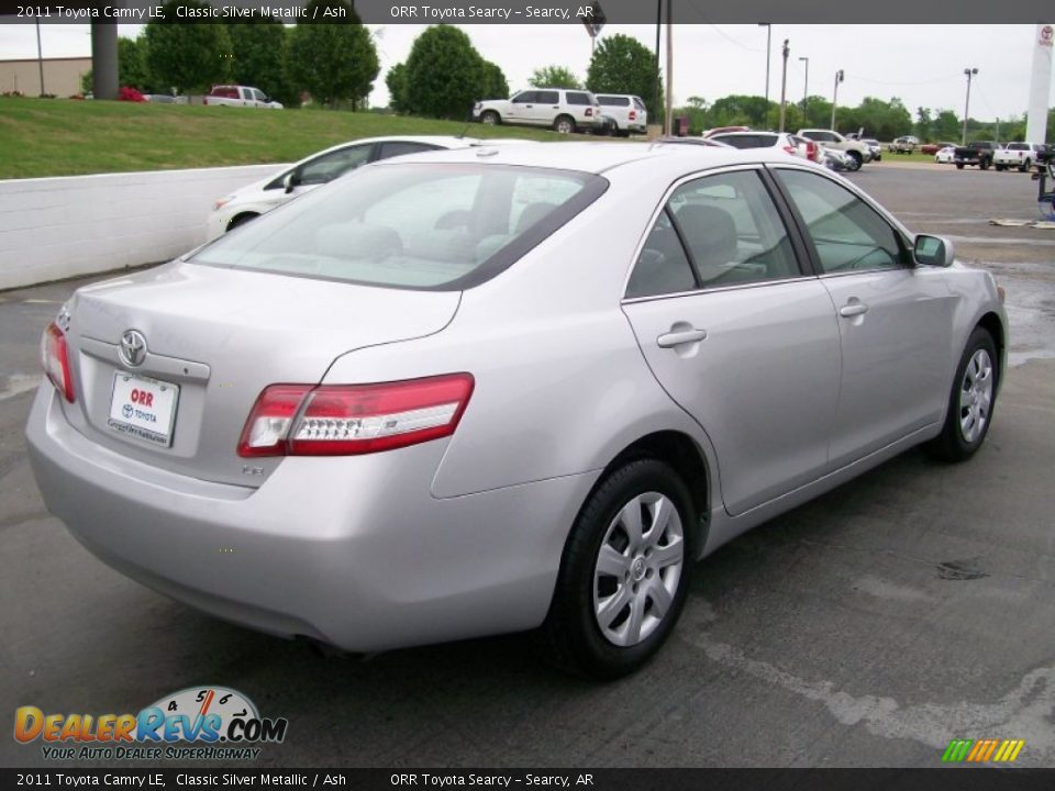 2011 Toyota Camry LE Classic Silver Metallic / Ash Photo #4