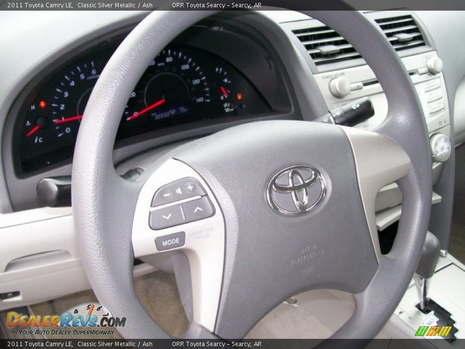 2011 Toyota Camry LE Classic Silver Metallic / Ash Photo #9