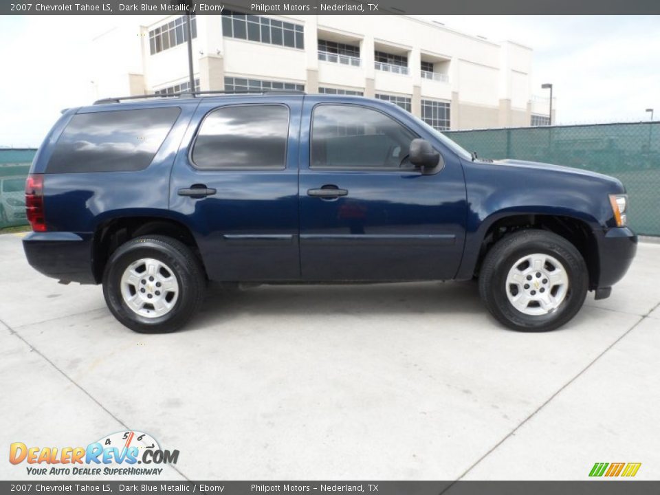 2007 Chevrolet Tahoe LS Dark Blue Metallic / Ebony Photo #2
