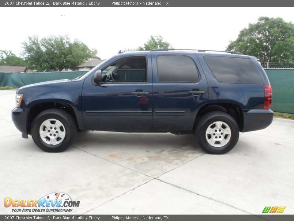 2007 Chevrolet Tahoe LS Dark Blue Metallic / Ebony Photo #6