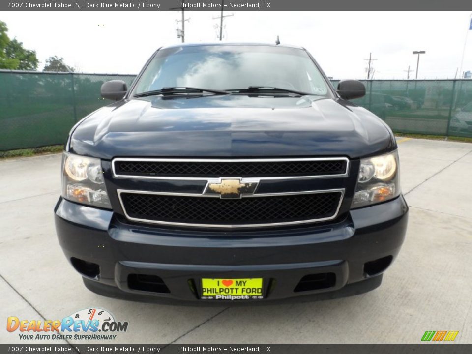 2007 Chevrolet Tahoe LS Dark Blue Metallic / Ebony Photo #8